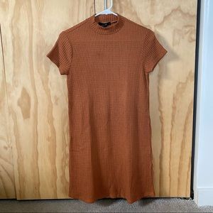 Forever21 Waffle Weave Mock neck Dress